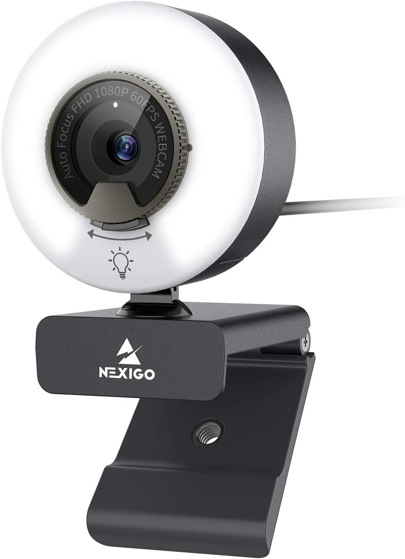 NexiGo N960E 1080P 60FPS Webcam with Light