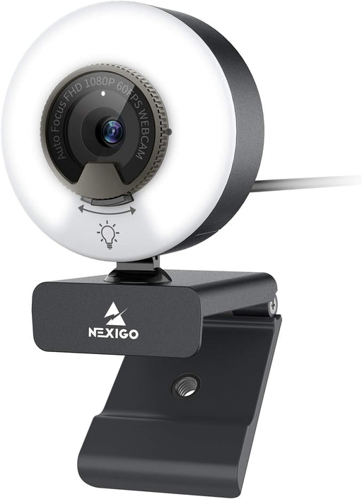 NexiGo N960E 1080P 60FPS Webcam with Light