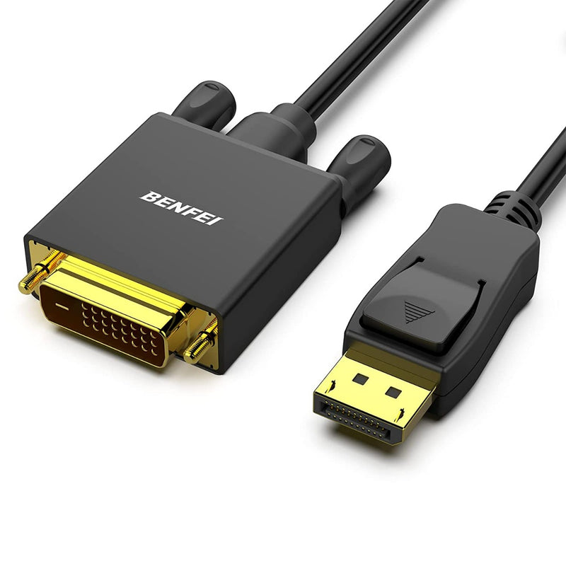 Benfei  000105BLACK DisplayPort to DVI Adapter-Dp Display Port to DVI Converter