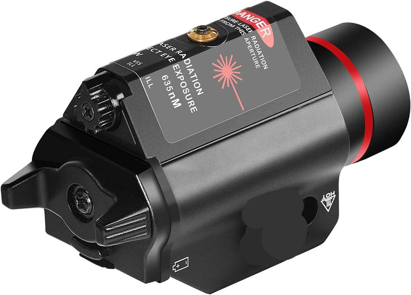 Tactical Flashlight 600 Lumens Weaponlight with Red Beam and White LED