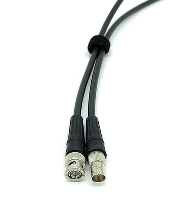 18" RG59 BCN Male to Female Cable-10pcs