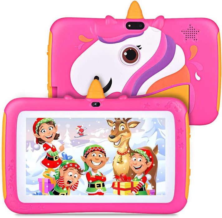 Tablet For Kids-7 Inch Kids Tablet Android 9.0 2GB 16GB Learning Tablet