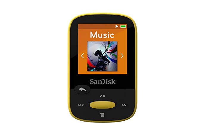 SanDisk Clip Sport SDMX24 MP3 Player 4GB - Yellow