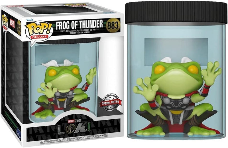 Funko POP! Deluxe: Loki Frog of Thunder Pop! Vinyl Collectible Toy Figure