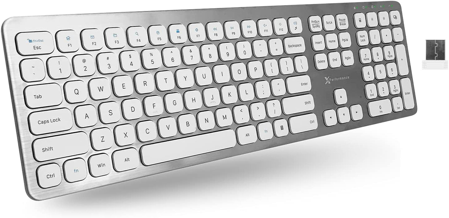 X9 Performance 2.4G Wireless Keyboard for Laptop or Desktop PC -