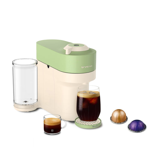 Nespresso Vertuo Pop+ Combination Espresso and Coffee Maker - Pistachio