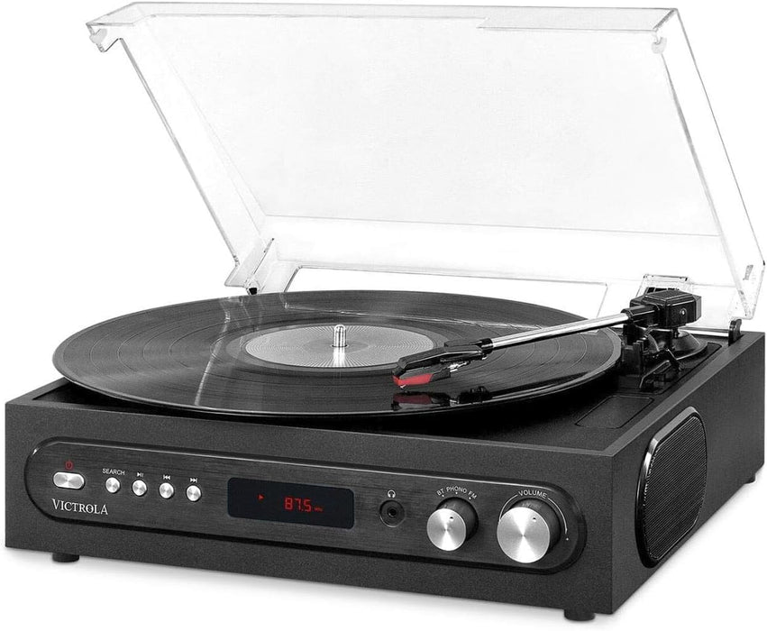 Victrola All in 1 Bluetooth Record Player with Built in Speakers