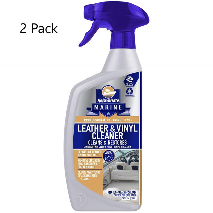 Rejuvenate Marine Leather Cleaner 24 fl. oz - 2 Pack