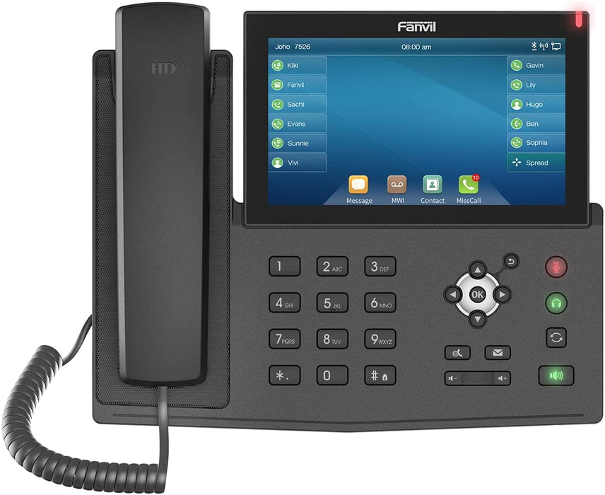 Fanvil X7 Enterprise VoIP Phone 7-Inch Color Touch Screen with 20 SIP Lines