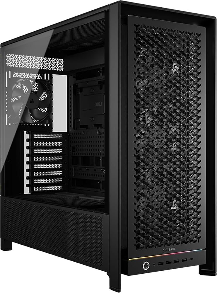 Corsair 5000D AIRFLOW Tempered Glass Mid-Tower ATX PC Case — Black