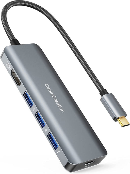 USB C Hub 4K 60Hz CableCreation 5-in-1 USB-C Dock
