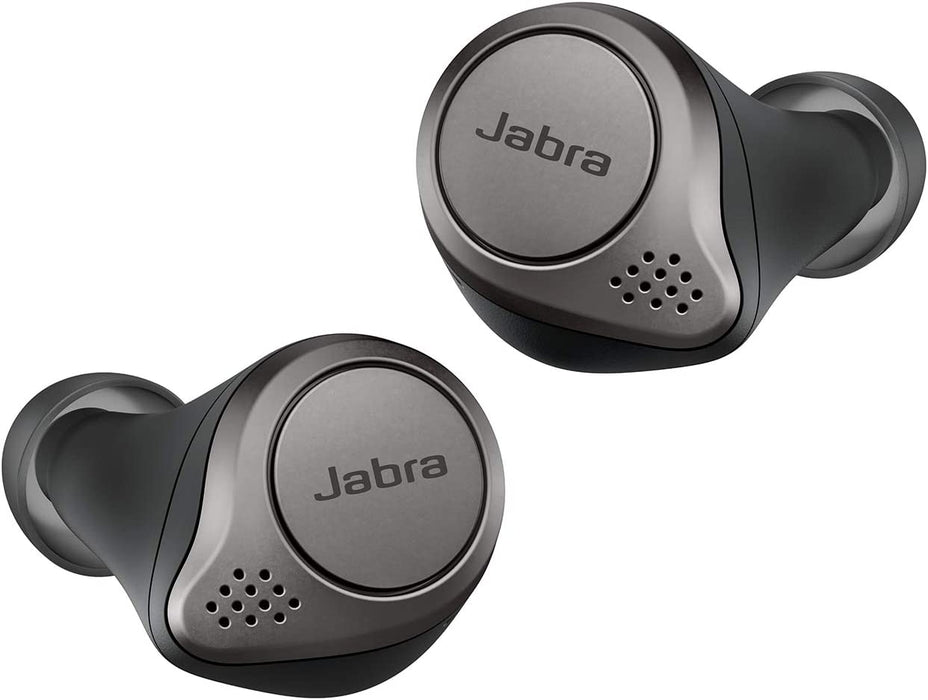 Jabra Elite 75t– True Wireless Earbuds with Charging Case - Titanium Black