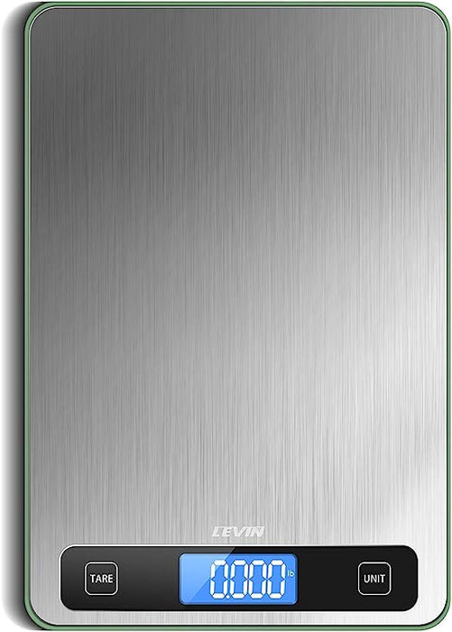Levin K9H Food Scale 33lb Digital Kitchen Scale-Silver
