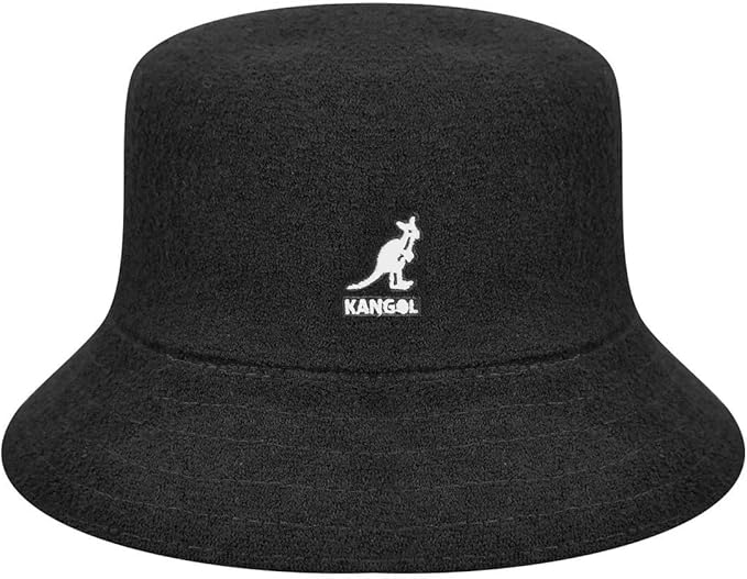 Kangol Men and Women Bermuda Bucket Hat - Black - Med