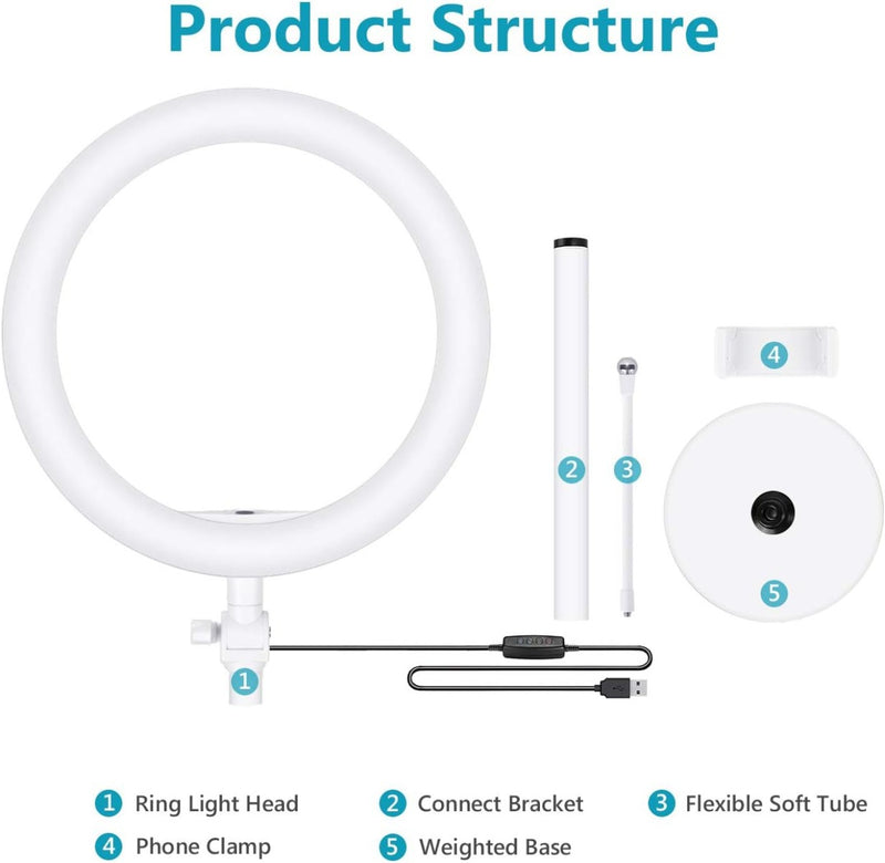 Neewer Selfie Ring Light for Laptop Computer