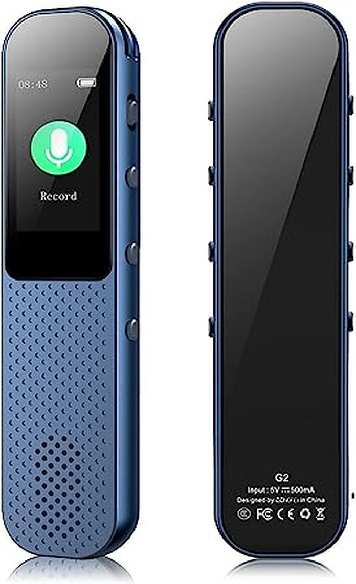 CCHKFEI G2-64GB Digital Voice Recorder-Mini Audio Recorder MP3 Player