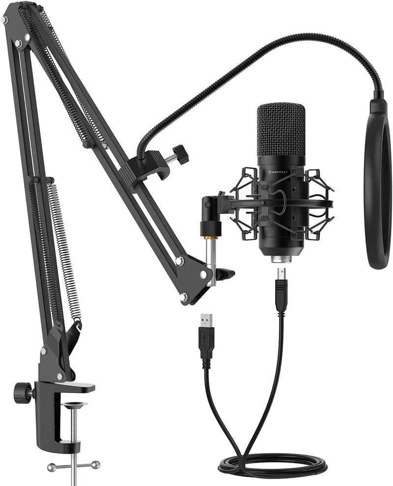 Amcrest USB Microphone for Voice Recordings - AM430-BPS