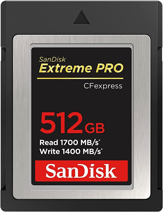 SanDisk 512GB Extreme PRO CFexpress Card Type B - SDCFE-512G-GN4NN