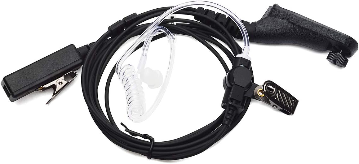 Surveillance 2 Way Radio Earpiece Acoustic Coil Ear Tube Headset