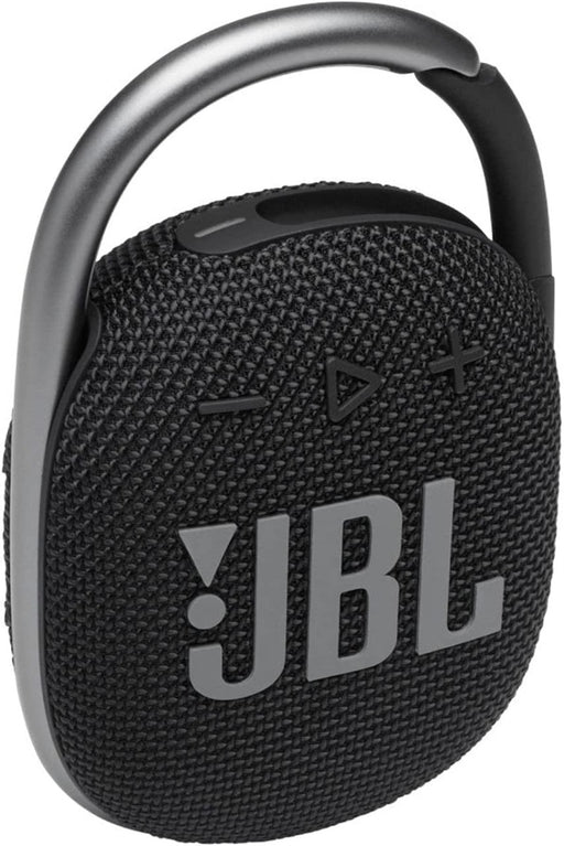 JBL Clip 4: Portable Speaker with Bluetooth Built-in Battery Waterproof and Dustproof Feature - Black