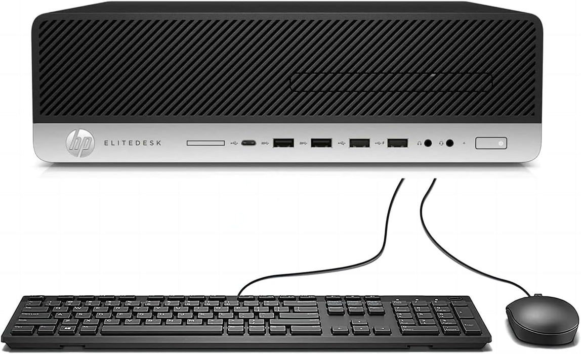 HP EliteDesk 800 G4 Desktop Computer i5-8500 16GB 256GB SSD Windows 10