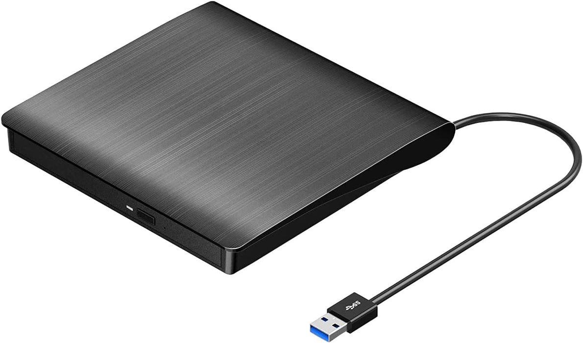 External CD DVD +/-RW Drive for Laptop USB 3.0 Portable DVD/CD-ROM Burner Player Reader Writer