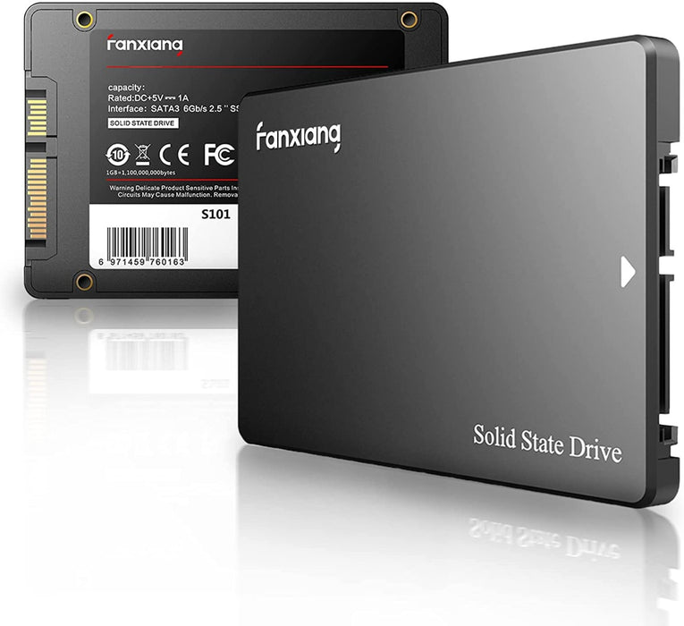Fanxiang S101 256GB SSD SATA III 6Gb/s Internal Solid State Drive - Black