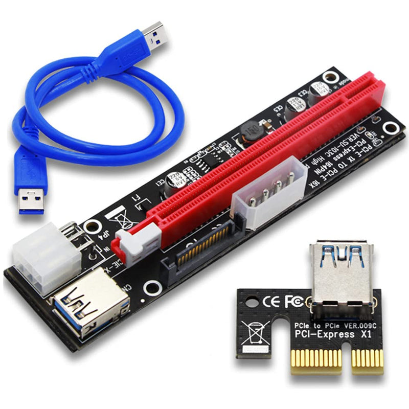 PCI-E 1x to PCI-E 16x PCI Express 164 PIN VER.SU-103E High Power Adapter Cards