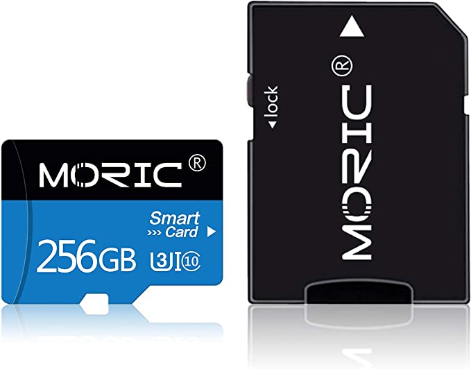 MORIC 256GB Micro SD Card with Adapter High Speed Memory MicroSD