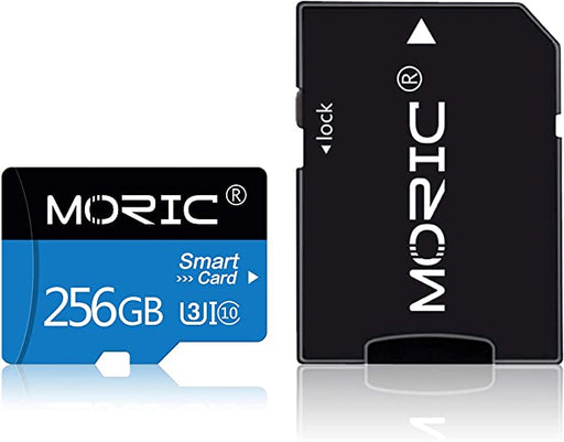 MORIC 256GB Micro SD Card with Adapter High Speed Memory MicroSD