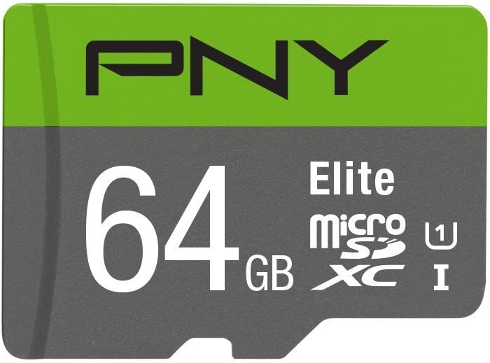 PNY 64GB Elite Class 10 U1 microSDXC Flash Memory Card