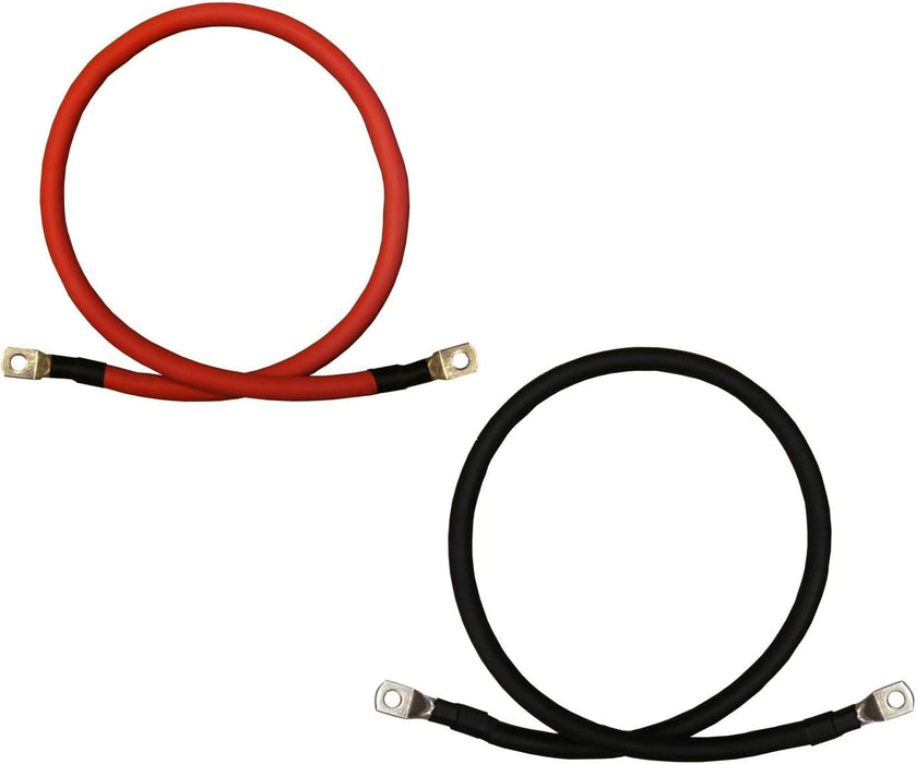 6 AWG Gauge Red + Black  Pure Copper Battery Inverter Cables Solar