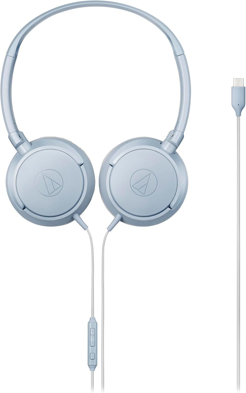 Audio-Technica ATH-S120C-GY USB-C Headphones - Gray