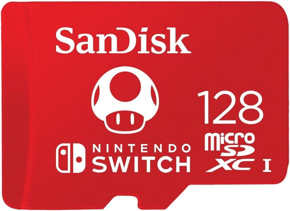 SanDisk 128GB microSDXC-Card Licensed for Nintendo-Switch - SDSQXAO-128G-GNCZN