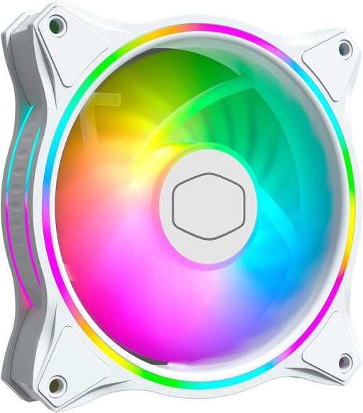 Cooler Master MasterFan MF120 Halo Duo-Ring ARGB Fan - White