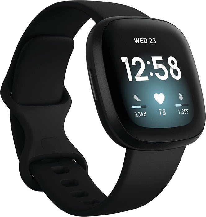 Fitbit Versa 3 Health & Fitness Smartwatch with GPS - Black - Small