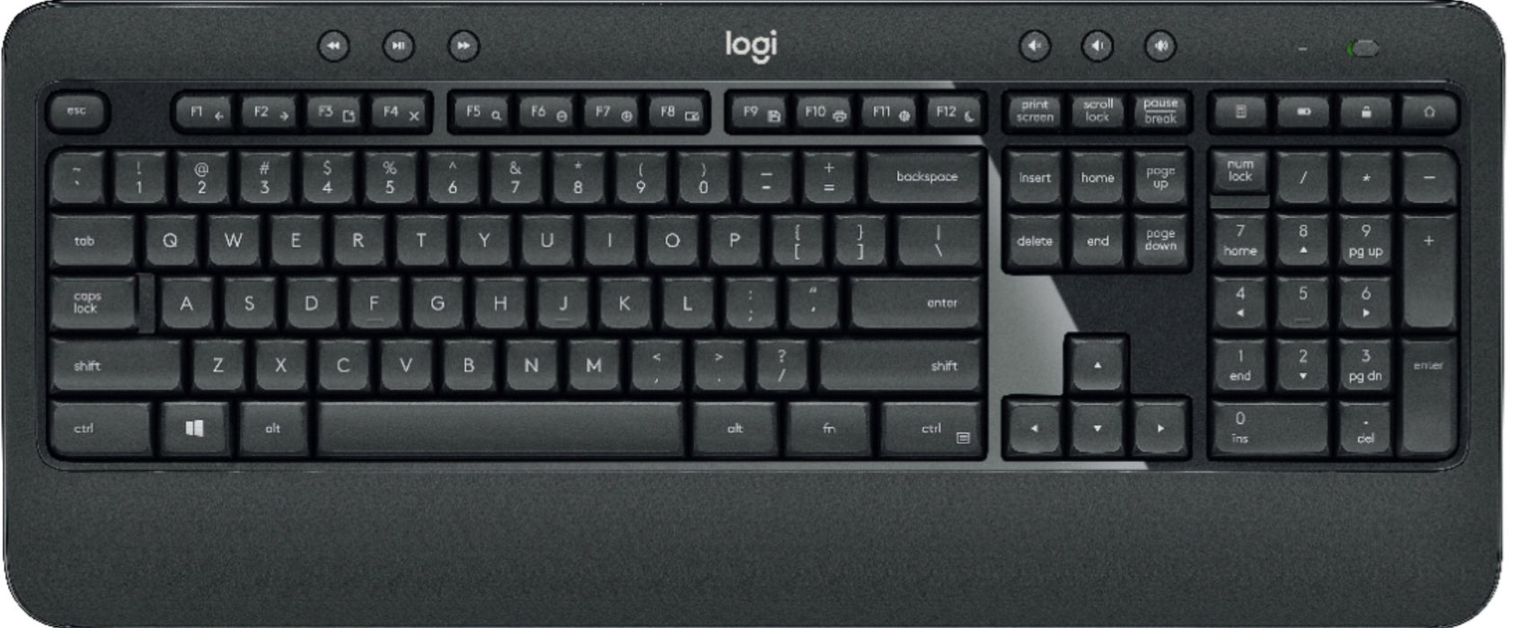 Logitech K540 Keyboard ONLY - Black