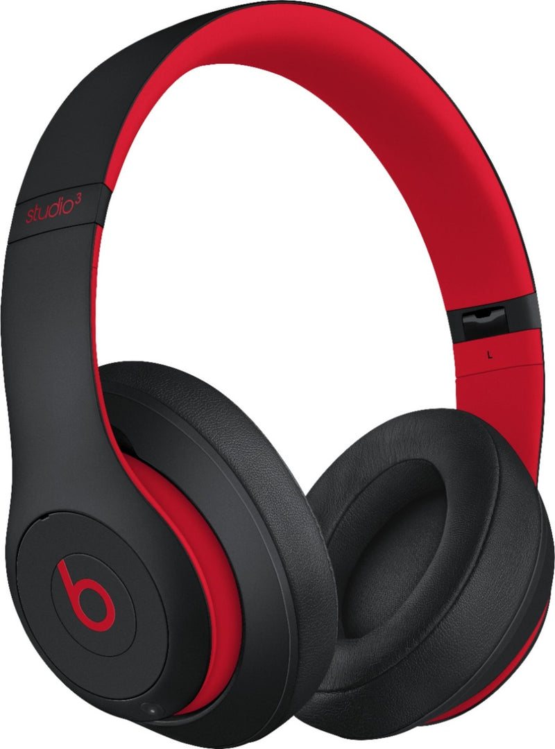 Beats Studio3 Wireless Noise Canceling Over-Ear Headphones - Black/Red