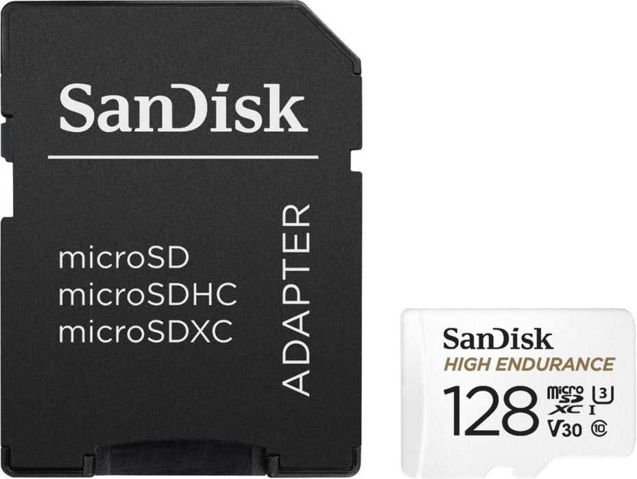 SanDisk SDSQQNR-128G-AN6IA- 128GB microSDXC High Endurance UHS-I Memory Card