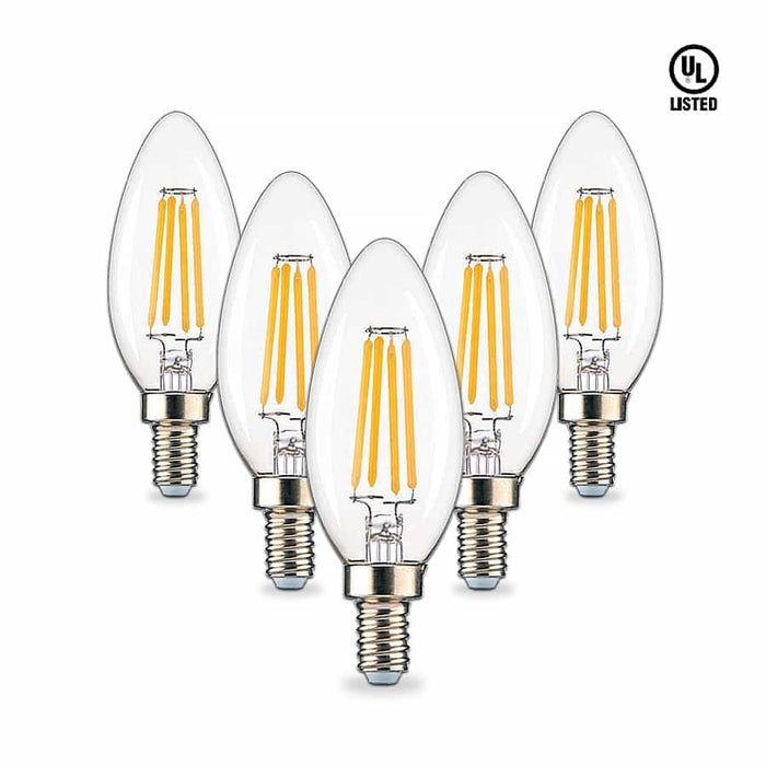 BORT C35/CA11 Chandelier led Light Bulbs- 5 Pack