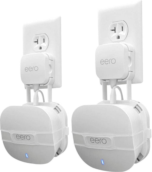 Mount Genie Mount for Amazon eero 6 and Amazon eero Mesh Wi-Fi (2nd Gen) (2-Pack) - White