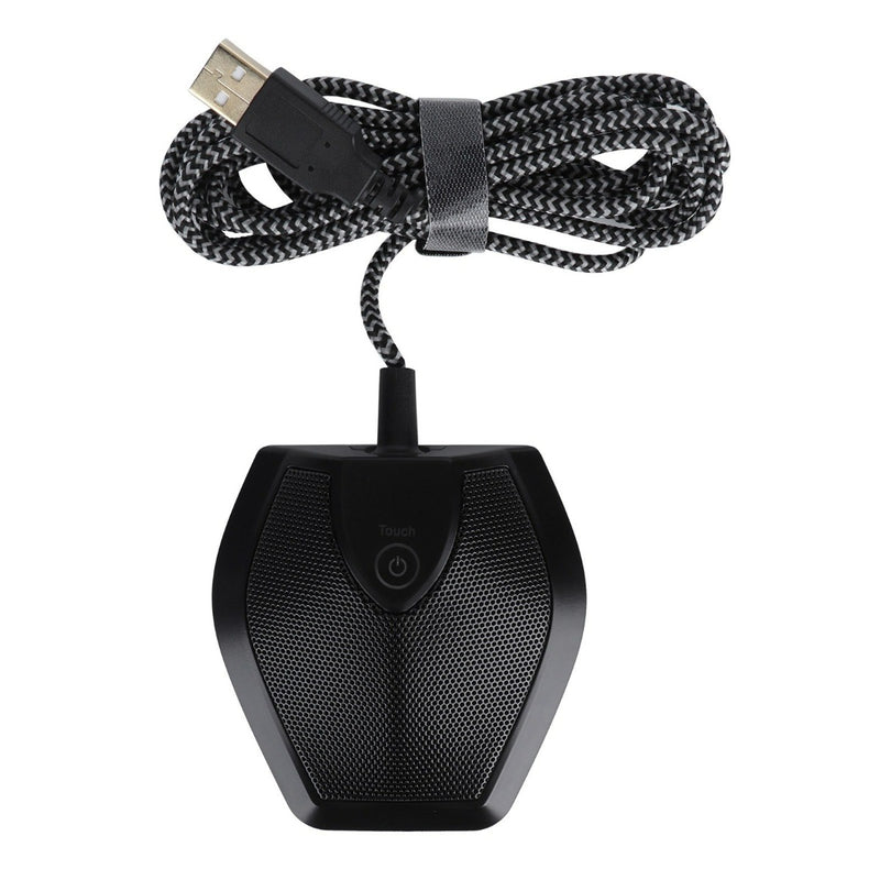 Tebru Microphone Touch Button Dual‑Capacitor USB Recording Receiver