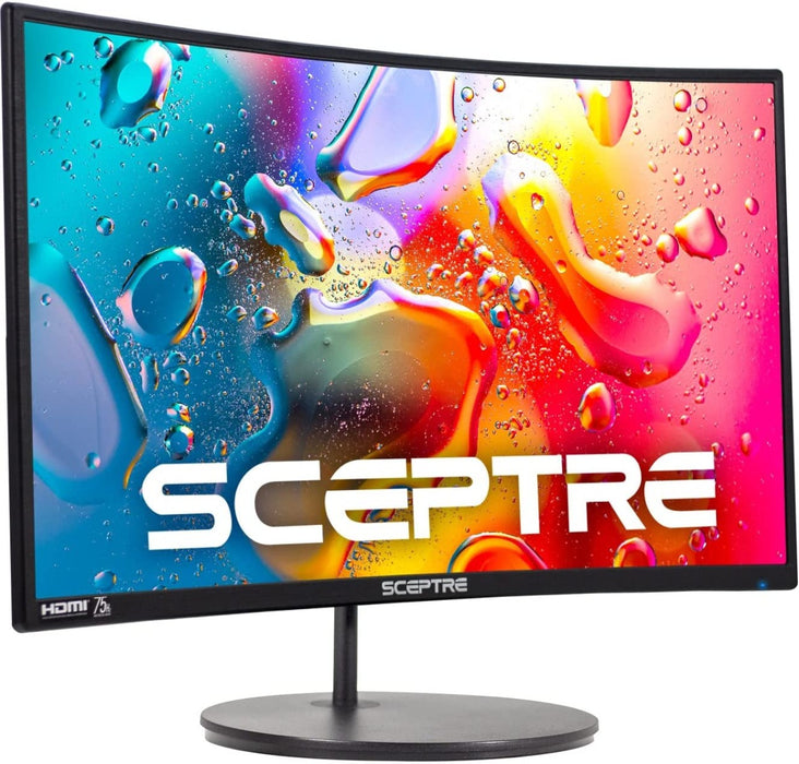 Sceptre Curved 27" 75Hz LED Monitor HDMI VGA Built-In Speakers