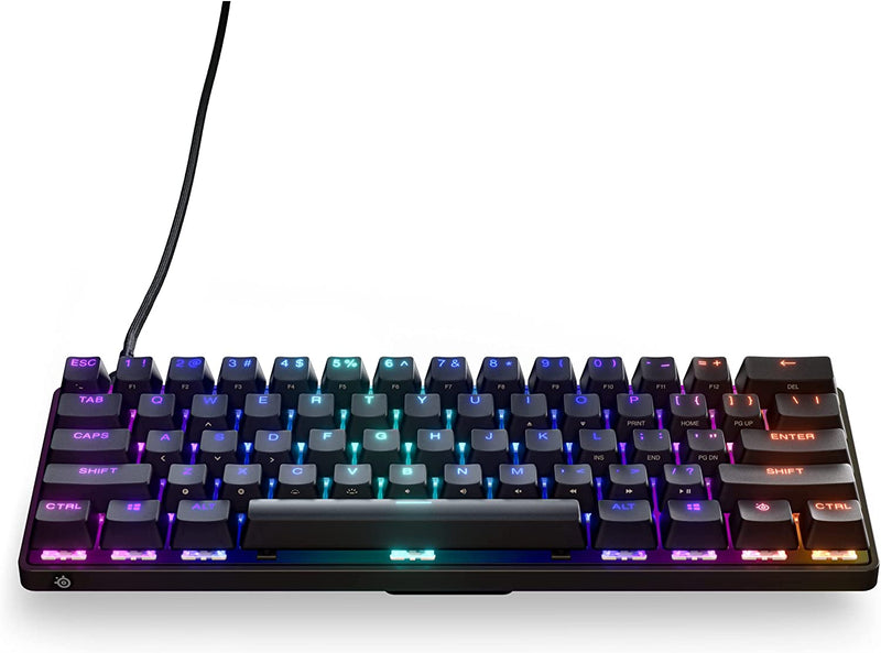 SteelSeries New Apex 9 Mini – HotSwap Optical Mini Keyboard – 60% Compact Design