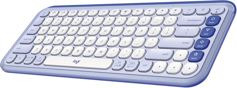 Logitech POP ICON Keys Wireless Bluetooth Keyboard - Purple