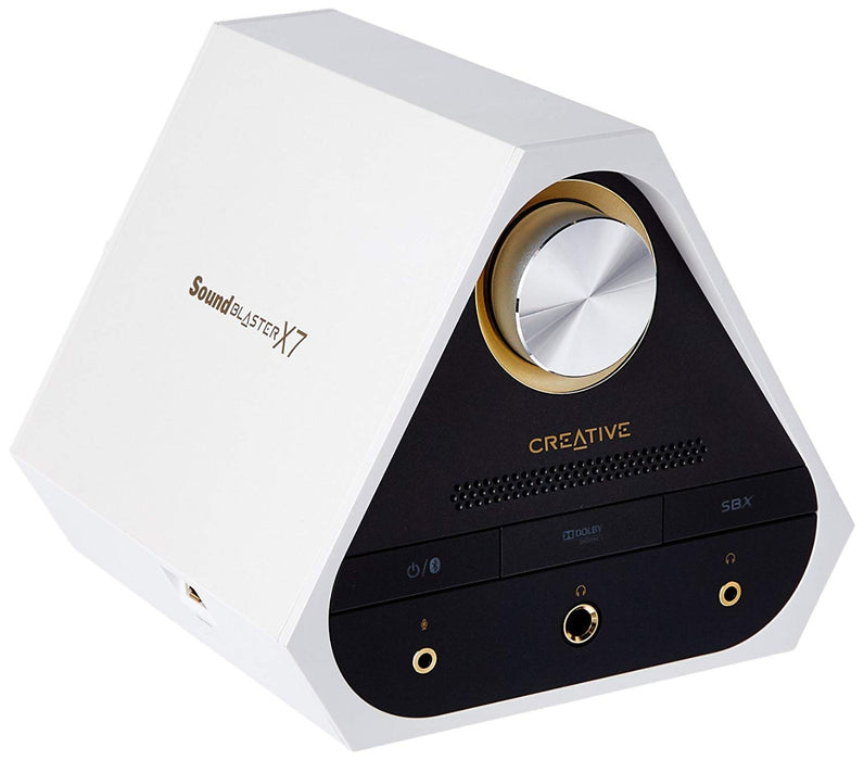 Sound Blaster X7 Limited Edition High Resolution USB DAC & Bluetooth Audio Amplifier - White