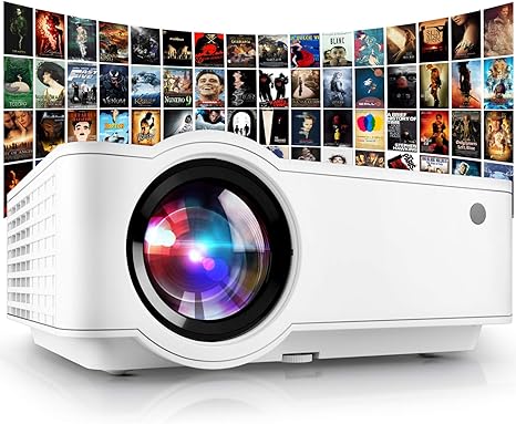 Mini Projector 9000 Lux 210" Projector 1080P Supported Display