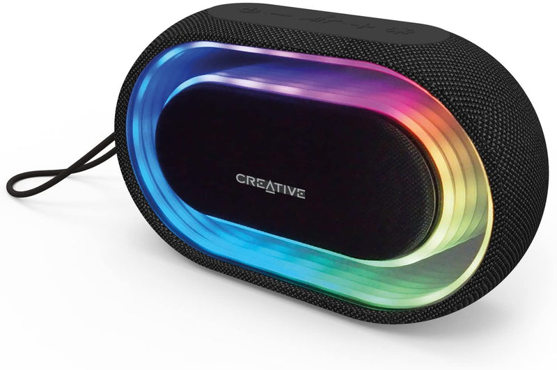 Creative Halo Portable Bluetooth Speaker with Programmable Lightshow