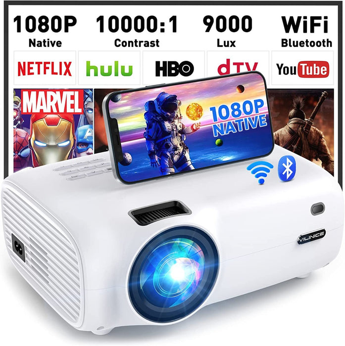 VILINICE 9000L HD Native 1080P Projector