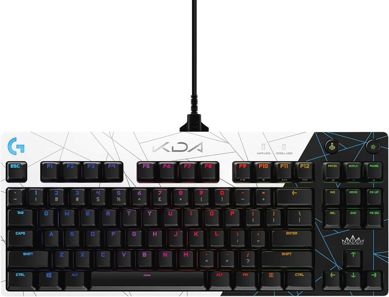 Logitech - G PRO K/DA Wired TKL Gaming RGB Mechanical Keyboard League of Legend
